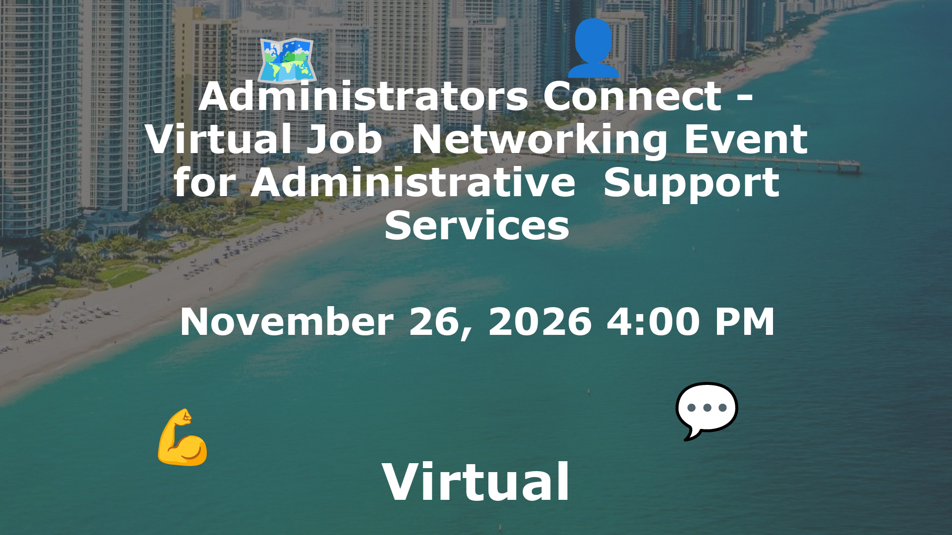 Administrators Connect - Virtual Job  Networking Event for Administrative  Support Services event image